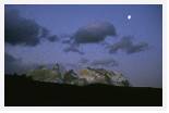 Paine massif and Moon * 5421 x 3538 * (4.7MB)